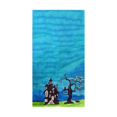 Haunted House Beach Towel