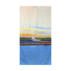 Marsh Sailing Beach Towel