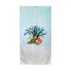 Starfish Coral Shells Beach Towel