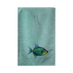 Trigger Fish - Teal Beach Towel