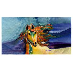 Colorful Horse Beach Towel