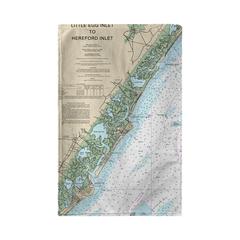 Little Egg Inlet to Hereford Inlet - Avalon, NH Nautical Map Beach Towel