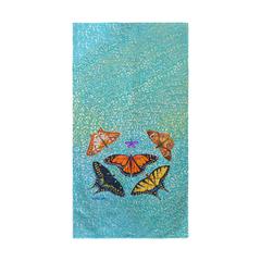 Butterfly Arrangement Beach Towel