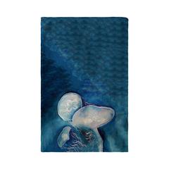 Blue Jellyfish Beach Towel
