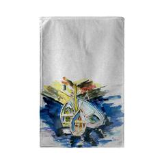 Three Row Boats Beach Towel
