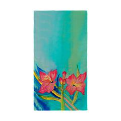 Pink Amaryllis Beach Towel