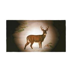 Deer in Snow Beach Towel