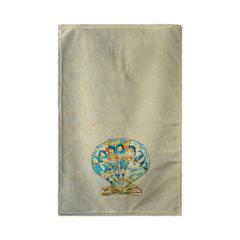 Teal Scallop Shell Beach Towel
