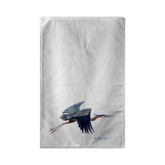 Eddie's Blue Heron Beach Towel