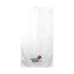 Green Wing Teal Beach Towel
