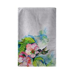 Hummingbird & Hibiscus Beach Towel