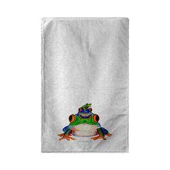 Stacked Frogs Beach Towel