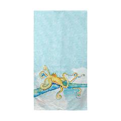 Gold Octopus Beach Towel