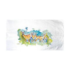 Deer Herd Beach Towel
