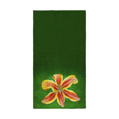 Yellow Lily Beach Towel
