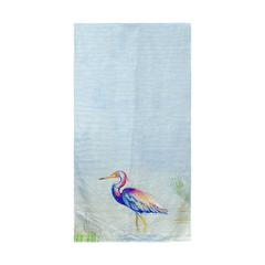 Tri-Colored Heron Beach Towel