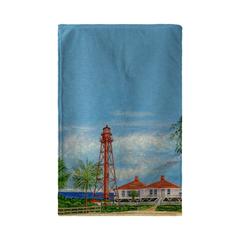 Sanibel Lighthouse, FL Beach Towel