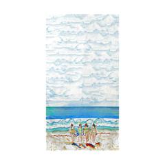 The Girls Walking Beach Towel