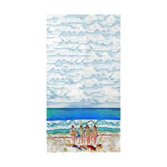 The Girls Walking - Beach Towel