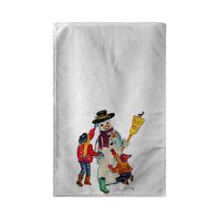 Snowman Beach Towel