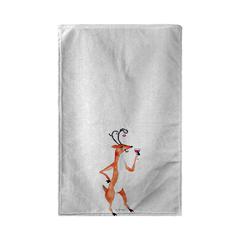 Deer Party Beach Towel