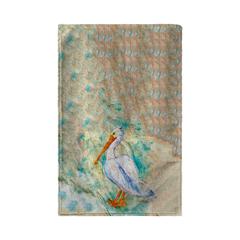Pelican on Rice Beach Towel