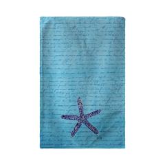 Blue Starfish Beach Towel