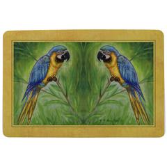 Blue Macaw Door Mat 18x26