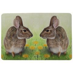 Rabbits Door Mat 18x26