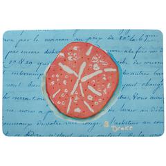 Coral Sand Dollar Door Mat 18x26