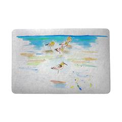 Five Sanderlings Door Mat 18"x26"