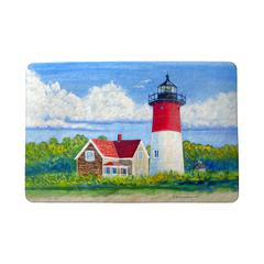 Nauset Lighthouse, Cape Cod, MA Door Mat 18x26