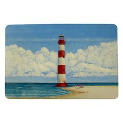 Morris Island and Lighthouse, SC Door Mat 18x26