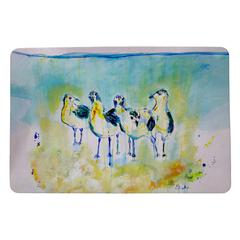 Abstract Gulls II Door Mat 18x26