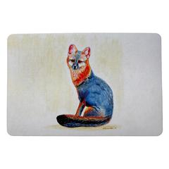 Gray Fox Door Mat 18x26