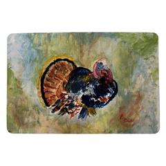 Colorful Turkey Door Mat 18x26