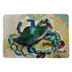 Colorful Crab Door Mat 18x26