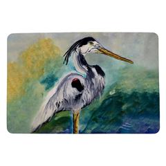 Betsy's Blue Heron Door Mat 18x26