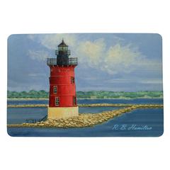Breakwater Lighthouse Door Mat 18x26