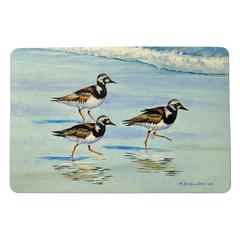 Ruddy Turnstones Small Door Mat