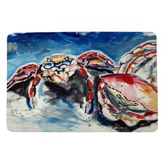 Two Red Crabs Small Door Mat