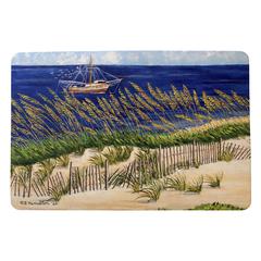 Shrimp Boat & Oates Door Mat 18x26