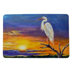 Egret Sunset Door Mat 18x26