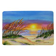Sea Oates Sunrise Door Mat 18x26