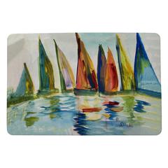Multi Color Sails Door Mat 18x26