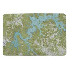 Dale Hollow, TN Nautical Map Door Mat 18x26