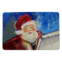 Santa's List Door Mat 18x26