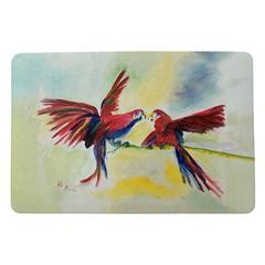 Parrot Gossip Door Mat 18x26