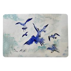 Flocking Gulls Door Mat 18x26