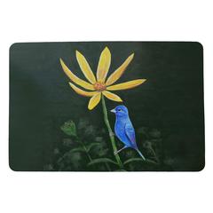 Indigo Bunting Door Mat 18x26